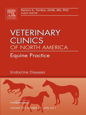 cover image of Endocrine Diseases, an Issue of Veterinary Clinics